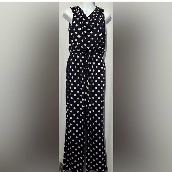 Enfocus Studio Polka Dot Jumpsuit Size 6 - Picture 5 of 5